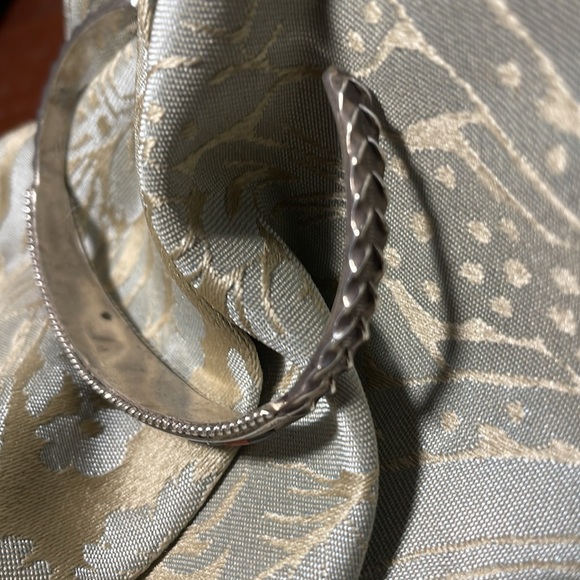 Native American Indian Turquoise bracelet red white blue and black - Picture 5 of 5